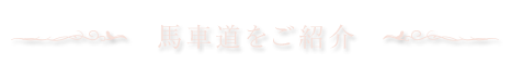 馬車道をご紹介